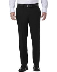 Kenneth Cole - Reaction 4-way Stretch Solid Gab Slim Fit Dress Pant - Lyst