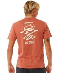 Rip Curl - Graphic Short Sleeve Crew Neck T-shirt Tees - Lyst