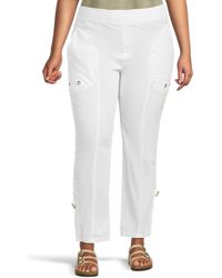 XCVI - , , Otish Slim Pants, White, Large - Lyst