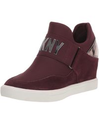 DKNY - Comfortable Classic Slip-on Sneaker Heeled Sandal - Lyst