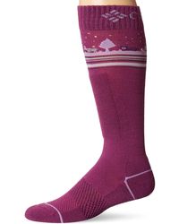 Columbia Erwachsene s/s Knee High Ski Socks - Lila