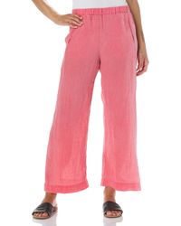 Velvet By Graham & Spencer - Lola Woven Linen Pant - Lyst