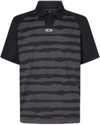 Oakley - C1 Wave Length Stripe Polo - Lyst