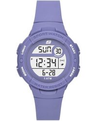 Skechers - Crenshaw Silicone Digital Watch - Lyst