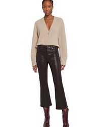 7 For All Mankind - High-waisted Slim Kick Flare Pants - Lyst