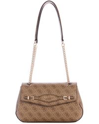 Guess - Katya Umwandelbare Crossbody-Klappe Umhängetasche - Lyst