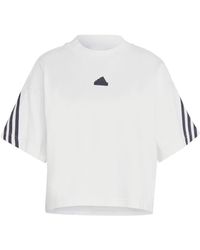 adidas - Future Icons 3-stripes T-shirt White 1 Lg - Lyst