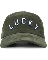 Lucky Brand - Corduroy Baseball Hat With Adjustable Snapback Closure - Lyst