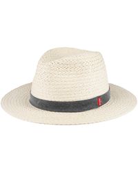Levi's - Lightweight Straw Fedora Panama Hat - Lyst