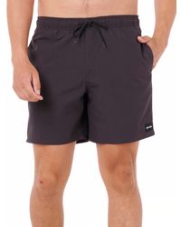 Rip Curl - 17" Volley Elastic Waist Swim Trunks with Fast-Drying Stretch Fabric and Pockets Boardshorts - Lyst