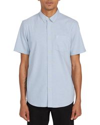 Volcom - Everett Oxford Short-sleeve Shirt - Lyst