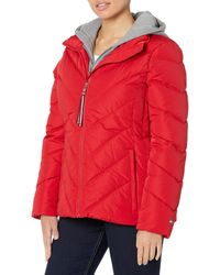 tommy hilfiger short puffer jacket