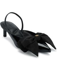 Karl Lagerfeld - Paris Sharla Bow Everyday Mule Heeled Sandal - Lyst