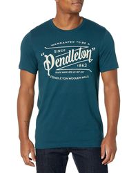 Pendleton - Short Sleeve Archive Logo Graphic T-shirt - Lyst