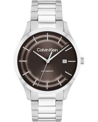 Calvin Klein - 40mm 3h Automatic Watch - Stainless Steel Bracelet - Water Resistance 30 Meters - Self-winding Mechanical Movement - Luxury - Lyst