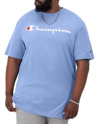 Champion - , Cotton Midweight Crewneck Tee, T-shirt For , - Lyst