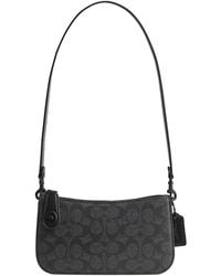 COACH - Black Collection Coated Canvas Signature Penn - Lyst