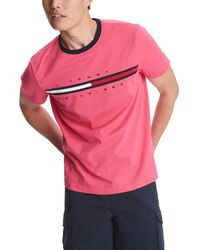 Tommy Hilfiger - Regular Short Sleeve Logo T-shirt - Lyst