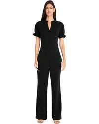 Maggy London - Stylish Notch Neck Ruffle Sleeve Detail | Jumpsuits For Dressy - Lyst