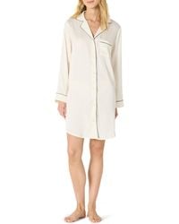 Amazon Essentials - Nachtwäsche-Nachthemd aus Satin mit Knopfleiste - Lyst