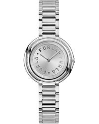 Furla - Icon Shape Silver Tone Stainless Steel Bracelet Watch - Lyst