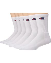 Champion - Double Dry Moisture Wicking Ankle Socks 6 - Lyst