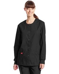 Dickies EDS Signature Snap Front Warm-Up Scrub Jacket