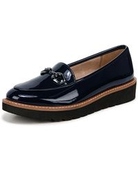Naturalizer - S Adiline Bit Slip On Lightweight Loafer French Navy Patent 11 W - Lyst