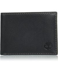 Timberland - Leather Passcase Trifold Wallet Hybrid - Lyst
