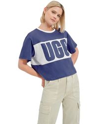 UGG - Jordene Colorblocked Logo Tee Shirt - Lyst