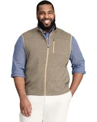 Izod - Big Advantage Performance Full Zip Sweater Fleece Vest - Lyst