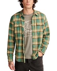 Lucky Brand - Plaid Cotton Button-Down Shirt - Lyst