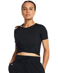 Under Armour - Motion Crossover Crop Short Sleeve - Lyst