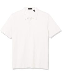 Theory - Mens Bron C Slub Cotton Polo Shirt - Lyst