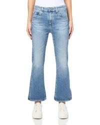 AG Jeans - Farrah High Rise Crop Boot Jeans (20 Years Trifecta) Jeans - Lyst