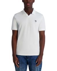 Karl Lagerfeld - Paris Basic Short Sleeve Karl Graphic Polo - Lyst
