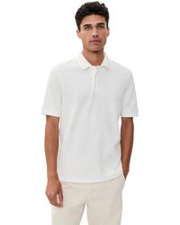 Vince - Varigated Texture Short Sleeve Polo - Lyst