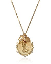 Tai Zodiac Virgo Pendant Necklace - Metallic