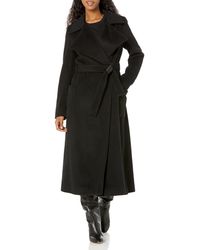 DKNY - Womens Outerwear Wool,black,x-large - Lyst