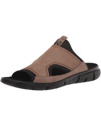 Ecco Intrinsic Toffel Thong Sandal in Black for Men | Lyst