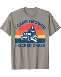 Caterpillar - Funny I Came I Mowed I Kicked Grass Lawn Mower Mowing Dad T-shirt - Lyst