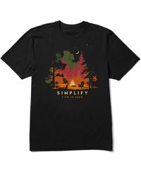 Life Is Good. - Simplify Campfire Short Sleeve Crusher Tee - Lyst