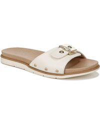 Dr. Scholls - Dr. Scholl's S Nice Iconic Flat Sandal Off White 9 M - Lyst