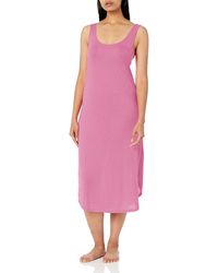 N Natori - Tank Gown Length 46",ht Pink Orchid,large - Lyst