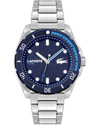 Lacoste - Finn 3h Quartz Water-resistant Fashion Watch With Link Bracelet - Lyst