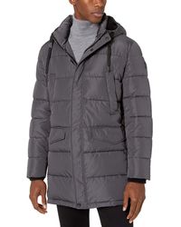 calvin klein hooded down jacket