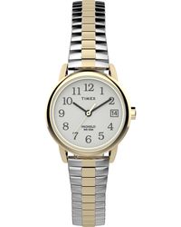 Timex - Two-tone Expansion Band White Dial Gold-tone - Lyst