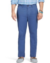Izod - Performance Stretch Straight Fit Flat Front Chino Pant - Lyst