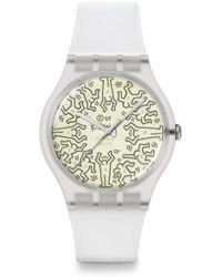 Swatch - New Gent Biosourced Watch Casual Plastic Transparent Quartz Waterproof From The Archive - Lyst