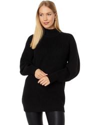 BCBGMAXAZRIA - Relaxed Long Sleeve Mock Neck Sweater - Lyst